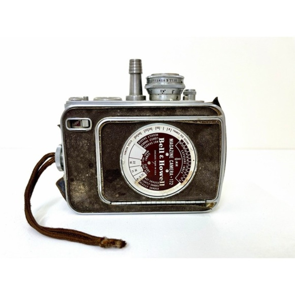 Vintage Bell & Howell‎ 8mm Magazine Film Camera Model 172 – Retro Mid-Century